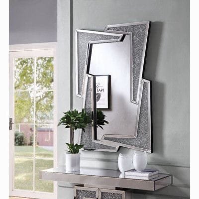 Crystal Crushed Mirror Modern Stylish Wall Mirror