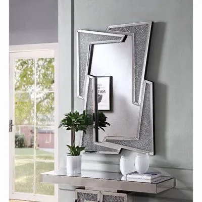 Crystal Crushed Mirror Modern Stylish Wall Mirror