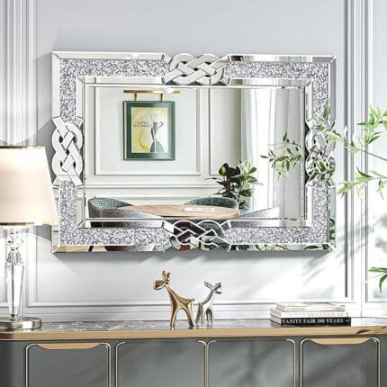 Crystal Mirror for Wall Decor 22''x31''