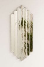 Mirror wall decoration , crystal clear side curved for home decore