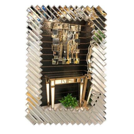 Rectangle Shape With Contemporary Style, Decorative Mirror