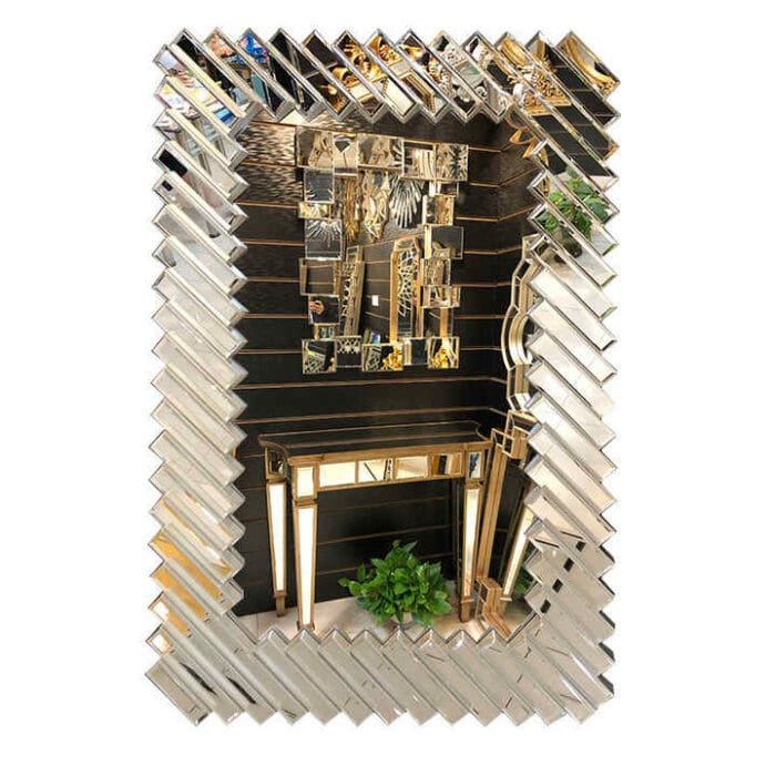 Rectangle Shape With Contemporary Style, Decorative Mirror
